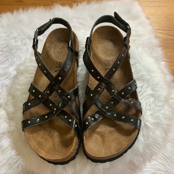 Birkenstock Shoes | Betula By Birkenstock Rhinestone Sandals Brown | Poshmark